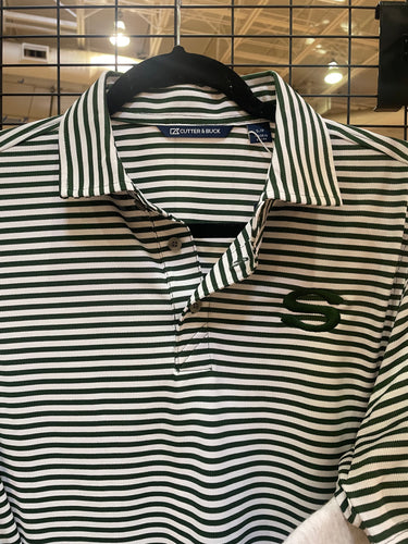 Cutter and Buck Striped Polo