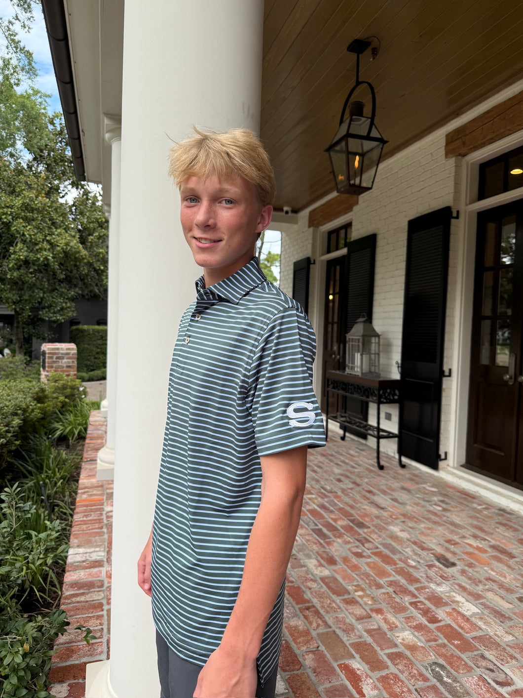Peter Millar Dunnes Performance Polo - Nordic Pine