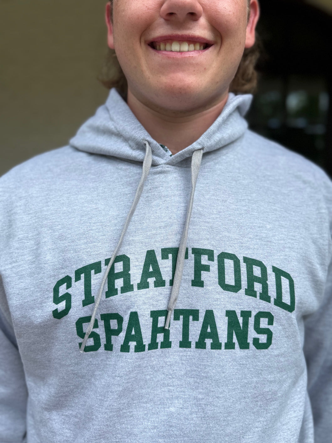 Grey Gildan Hoodie