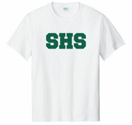 SHS Block White Cotton T-shirt