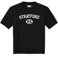 Black Dri-fit Stratford Center Logo