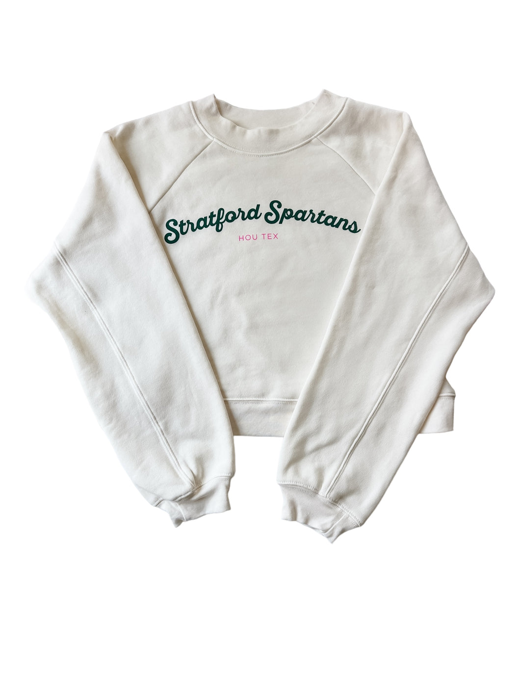 Fall 24 White Cropped Sweatshirt