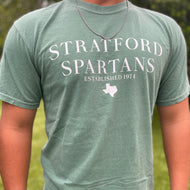 Green Comfort Colors SHORT SLEEVE TEE - Strat America Since 1974